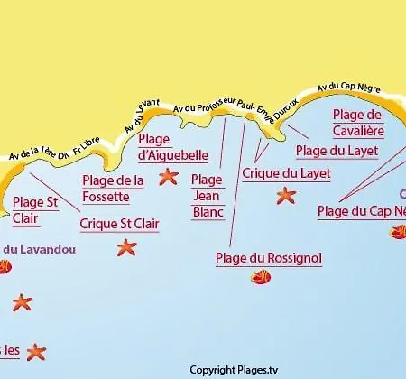 Mazet De La 54m2 Lavandou 100m Avec Piscine * לה לבאנדו